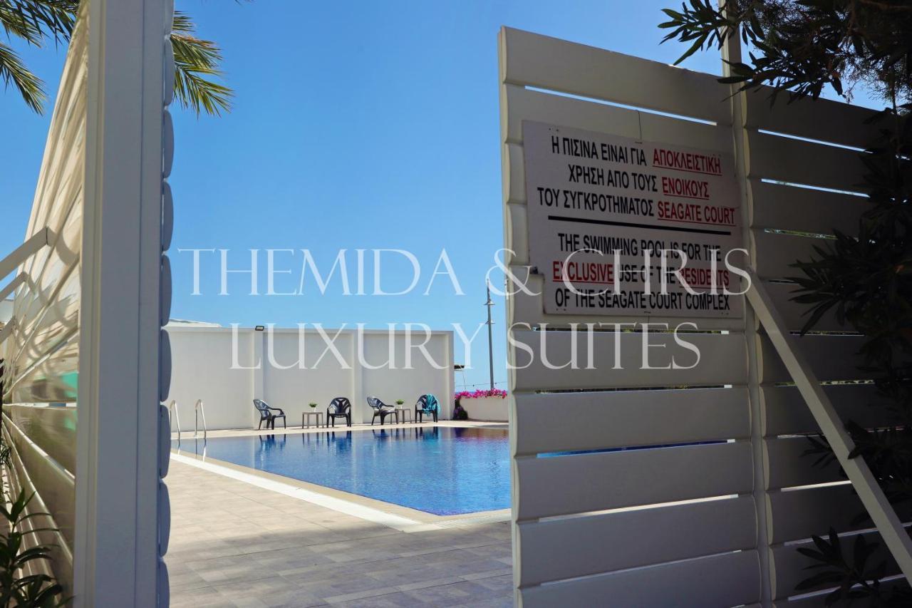 Luxury Penthouse 1Br-Seafront-Seasonal Pool-Central Larnaca Exteriér fotografie