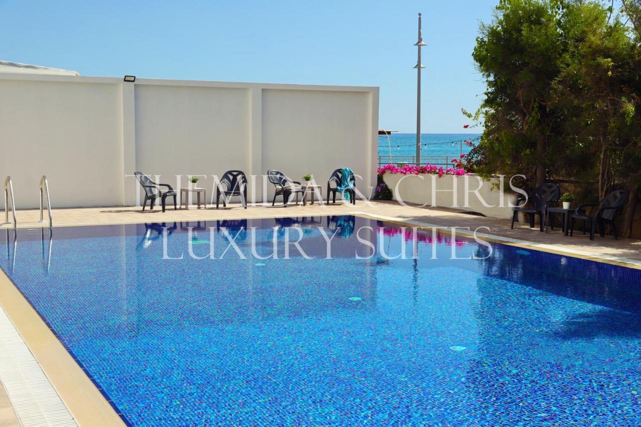 Luxury Penthouse 1Br-Seafront-Seasonal Pool-Central Larnaca Exteriér fotografie